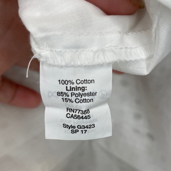 White J Crew Factory Dress Size 4 - Picture 4 of 8